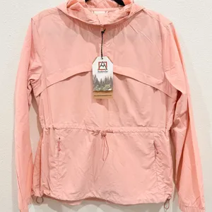 Avalanche Pink Lightweight Hooded Windbreaker Jacket • Zip Pockets • Size S thumbnail 7