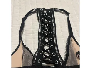 Victoria’s Secret Very Sexy Black Front Close Plunge Bralette XS Extra Small NWT thumbnail 5