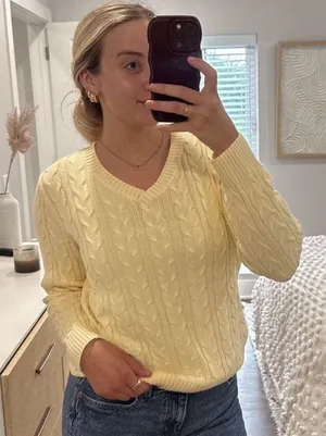 croft and barrow knit sweater M thumbnail 1