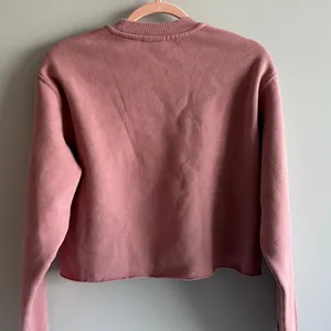 aritzia pink sweatfleece cropped sweatshirt thumbnail 3