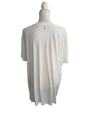 FREE PEOPLE Movement White Tunic Lightweight Tee Size XS NEW NWT thumbnail 7