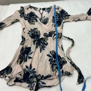 Free people all the‎ right ruffles romper xs thumbnail 13