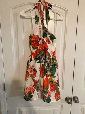 Gianni Bini Floral Halter Mini Dress thumbnail 3