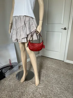 Coach Mini Payton Hobo In Signature Canvas thumbnail 6