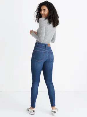 Madewell Curvy High-Rise Skinny Jeans in Moreaux Wash Jeans Size 27 thumbnail 2