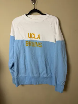 Hillflint UCLA Bruins White Blue Pullover Sweater Sweatshirt Size XL thumbnail 2