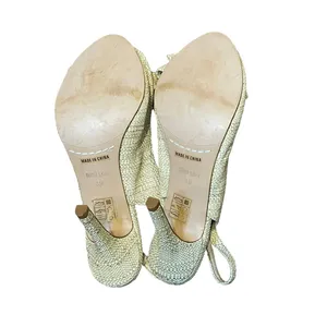 Bibi Anthropolgie Lou Pumps‎ Heels Size 39/7 US Miho Natural Womens Peep Toe thumbnail 9