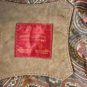 Patricks Cotacachi‎ Ecuador Brown Leather Hooded Field Jacket Paisley Lined thumbnail 15