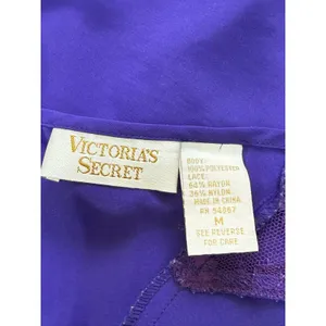 Victorias Secret Y2K Purple Fairy Lace Slip Dress Women’s Size M Gold Tag VTG thumbnail 8