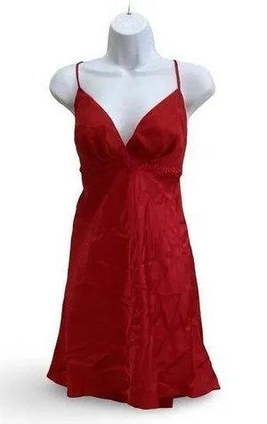 Vintage Dentelle Satin Chemise thumbnail 1