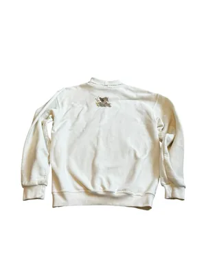 Vintage Northern Reflections Cream Grandma Collared Sweatshirt Cottagecore 90s thumbnail 7