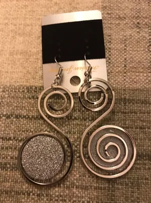 Women’s Silver Earrings thumbnail 2