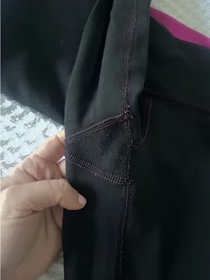 Lululemon Leggings Reversible Black Crop thumbnail 2