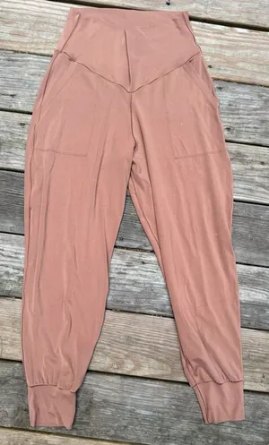 OFFLINE by Aerie High Waist Pocket Pants Mauve Pink Size L thumbnail 1