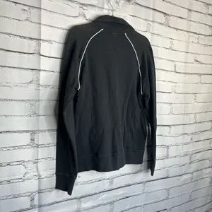 The North Face Women’s XL Fleece Softshell Full-Zip Pullover Jacket Black White thumbnail 10