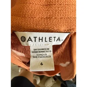Athleta Echo Shorts Womens Size‎ 6 Quick Drying Breathable Packable Copper thumbnail 3