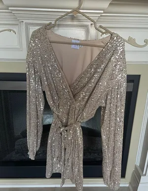 Oh Polly Mini Sequin Dress thumbnail 4