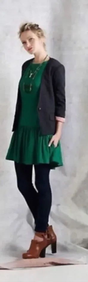 ✨ Anthropologie Meadow Rue Green Dress ✨ thumbnail 1