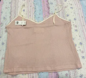 Abercrombie Tank Top with Lace Trim thumbnail 2