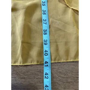 Lularoe Mustard‎ Yellow Kimono Sz Medium Sheer Artsy Duster Vacation Lightweight thumbnail 5
