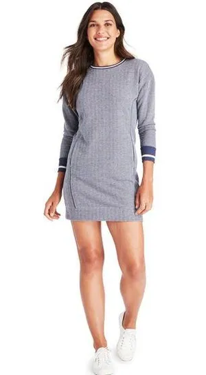NWT Vineyard Vines Varsity Sweatshirt Dress Sz L thumbnail 1