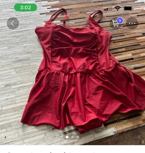 Red bathing suit dress Size XL thumbnail 1