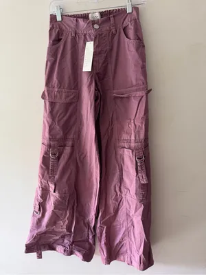 Urban Outfitters NEW BDG Mauve Pink Riley Classic Cargo Pants thumbnail 2