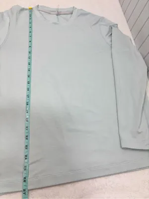 lululemon athletica Pale Blue Long-Sleeve Crew Tee thumbnail 8