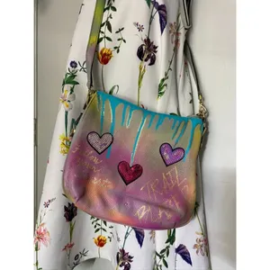 KATE Spade Customized Graffiti Blue Purple Yellow thumbnail 11