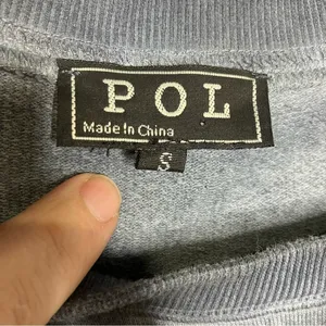 POL navy‎ blue destroyed sweatshirt size small oversized thumbnail 4