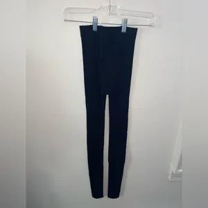 Unused Pair of Black Leggings/Stockings Leotards Sz S/M by A New Day thumbnail 2
