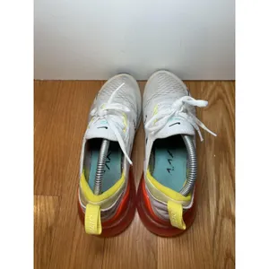 Nike Air Max 270 Shoes Womens Size 10 White Yellow Orange Running FZ3624-100 thumbnail 6