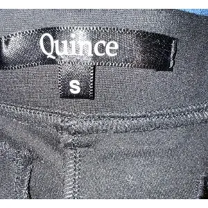 Quince Ultra stretch ponte Black Pull On Business Casual Pants Small #773 thumbnail 5