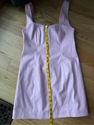 Show Me Your Mumu Pink Faux Leather Square Neck Mini Dress S thumbnail 7