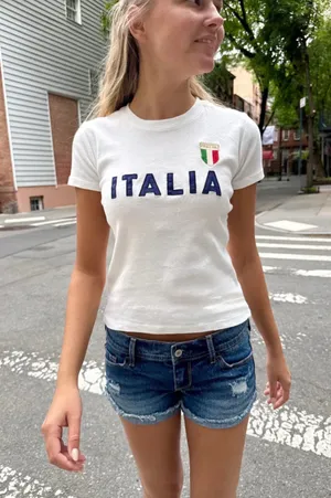 White Brandy Melville Italy Top thumbnail 2