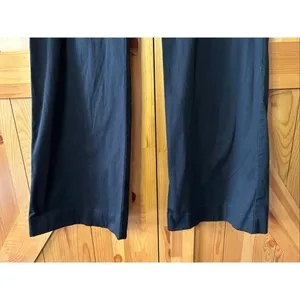 MNG Mango Women’s Wide Leg Black Trousers Size 8 (6172) thumbnail 3