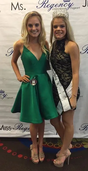 Green Sherri Hill Dress thumbnail 2