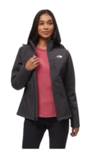 THE NORTH FACE Black Jacket Softshell Apex Barrier Full Zip Womens Size Small thumbnail 1