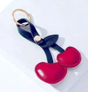 Cherry Shaped Keychain/Bag Charm. 🍒 Beat the designers at their own game this spring! thumbnail 1