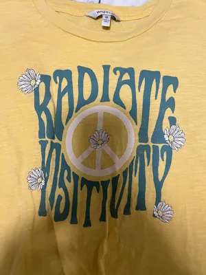 Wildfox Radiate Positivity High Low T Shirt thumbnail 2