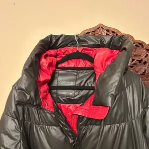 Noize Katy Long Parka, Black Woman’s Size XL. Vegan Cruelty Free thumbnail 2