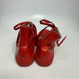 Converse all star HI rubber Red sneakers‎ hightop Unisex sizing women’s 5 thumbnail 5