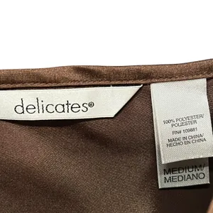 Delicates Pajamas Set Womens M Satin Leopard Trim Cami Pants‎ Sleepwear Lounge thumbnail 16