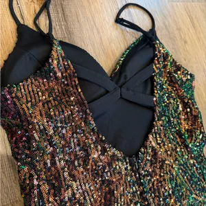 City Studio Multicolor Sequin Bodycon Mini Dress juniors size 7 thumbnail 5