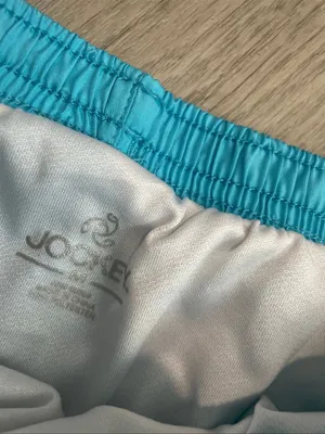 Jockey Aqua Blue and Black Athletic Shorts thumbnail 2