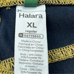 Halara Flex Women High Waisted Pocket Baggy Wide Leg Pull-On Stretch Jean XL NEW thumbnail 2