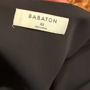 Aritzia Babaton Black Midi Slit Slip Dress Size XS thumbnail 4