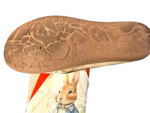 Tattoo Horse Cotton Canvas Peter Rabbit Slip-On Sneakers Sz 10 42 Art to Wear thumbnail 5