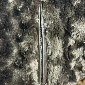 Women's Faux Fur Vest Brown M Soft Texture Full Zip‎ Fall Winter thumbnail 11