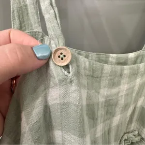 Show Me Your Mumu Napa Mini Dress Green Plaid Size Medium thumbnail 8
